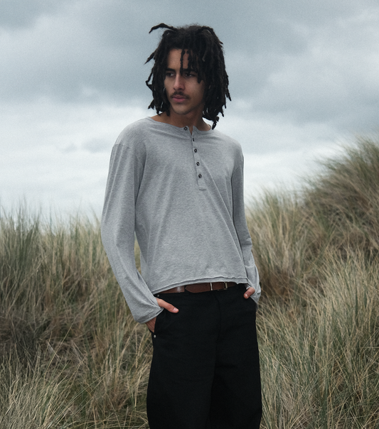 OVERCAST HENLEY LONGSLEEVE